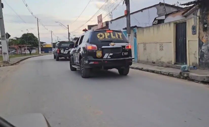 Operação Policial Litorânea Integrada (Oplit) participou da ação. 